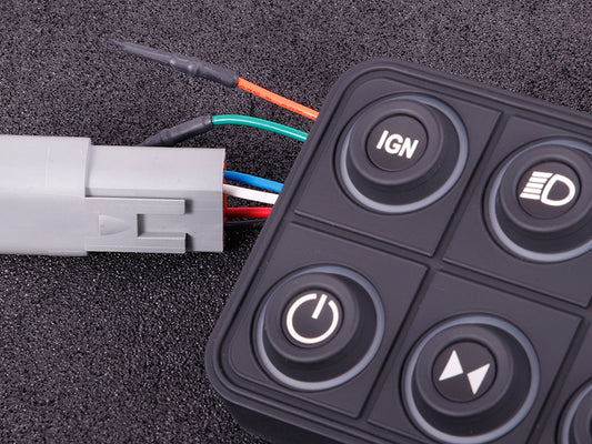 CAN keypad (12 keys) multi color LED