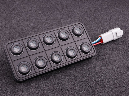 CAN keypad (10 keys) multi color LED